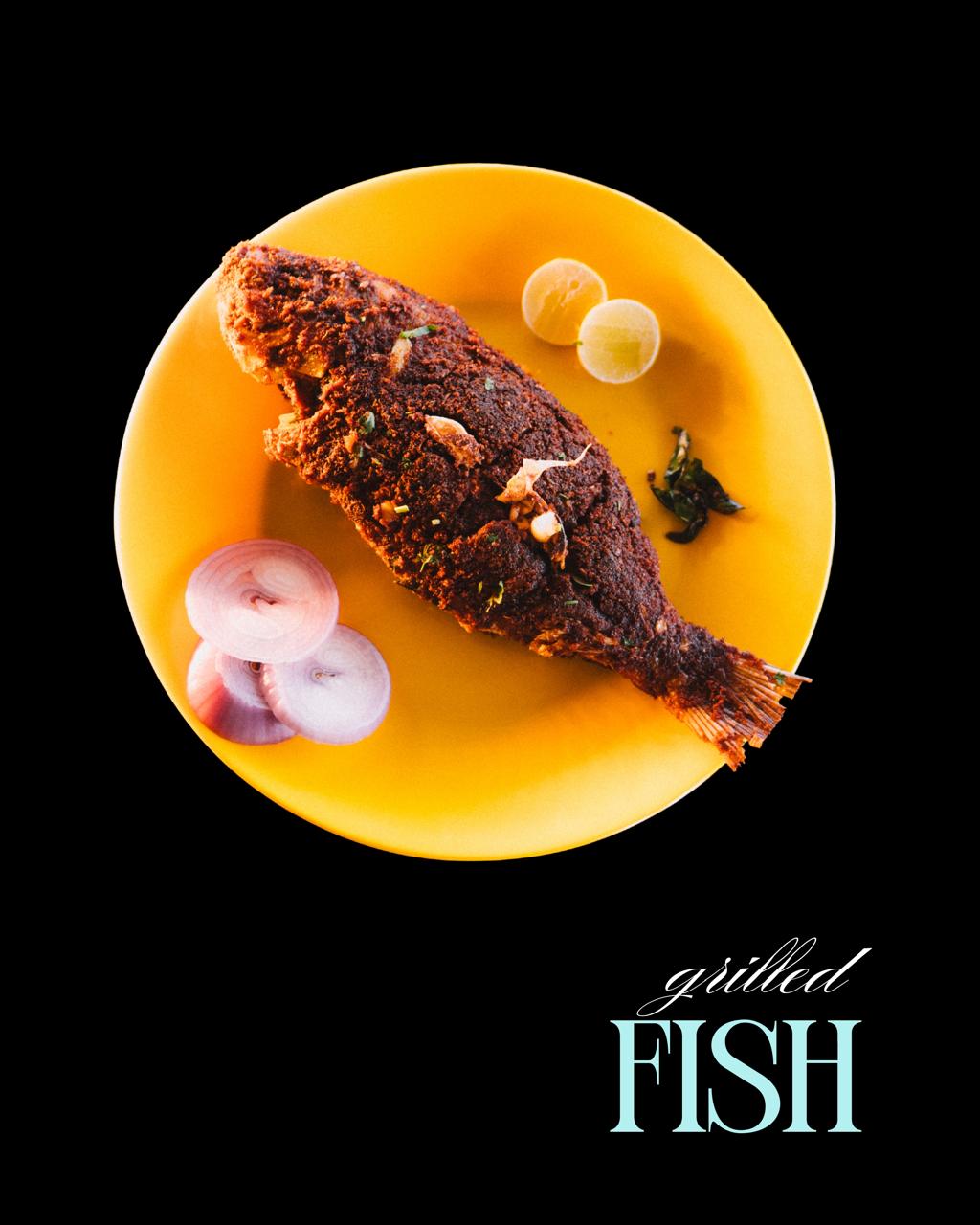 Crispy fish fry special at Bambino Beach Restaurant Mahabalipuram
